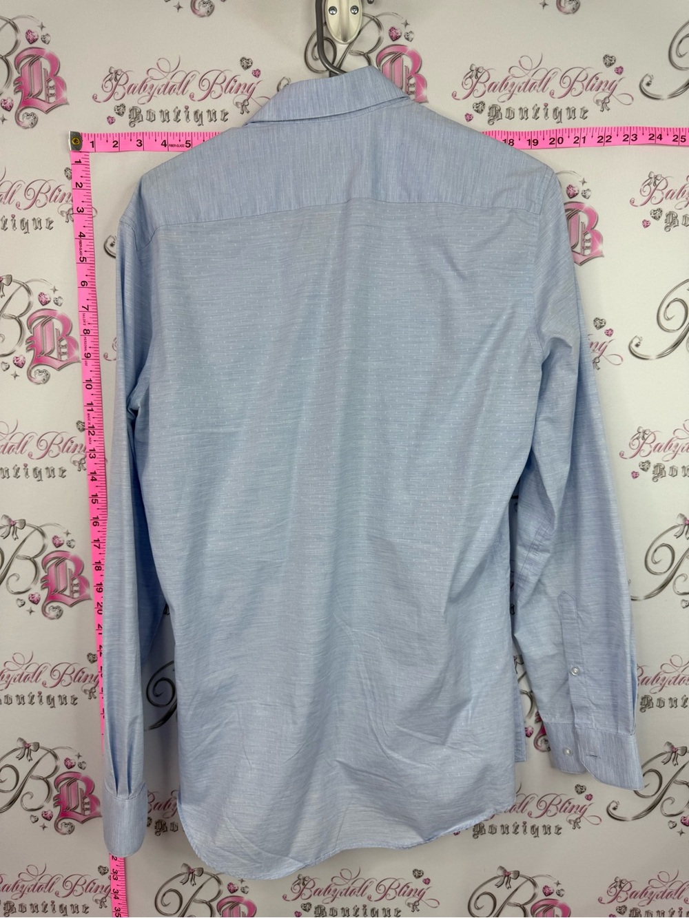 G2000 Men's Light Blue Button-Down Dress Shirt - Classic Fit - Picture 2 of 11